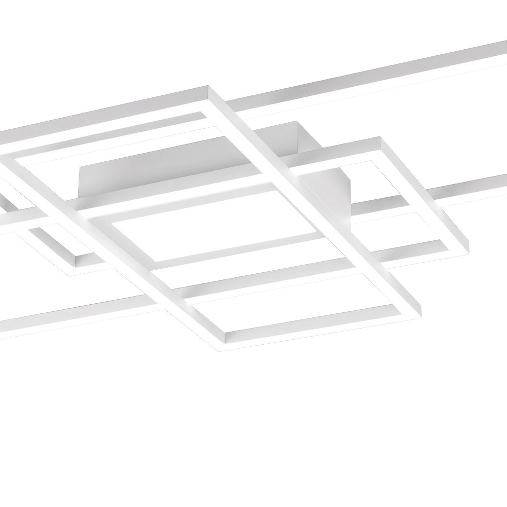 Moderne Plafonnière Irvine wit Trio 4017807452204