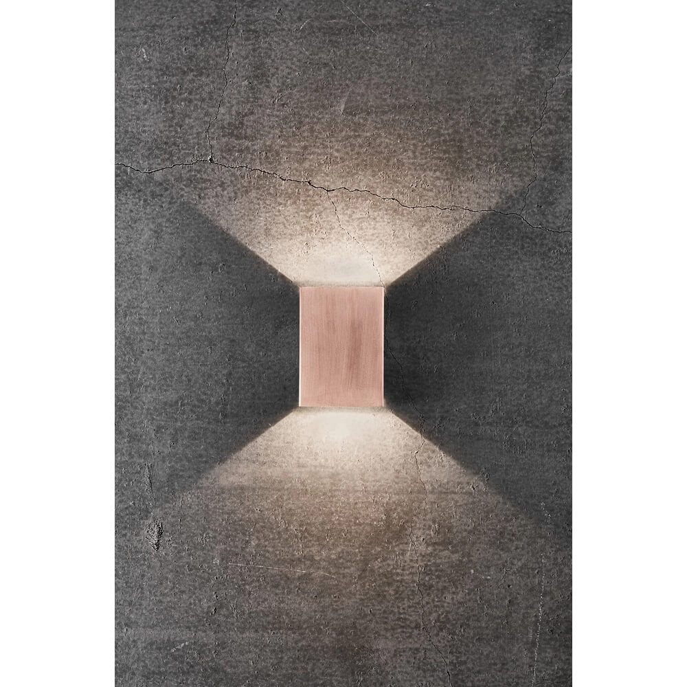 Wandlamp koper Fold strak design Nordlux 5704924000546