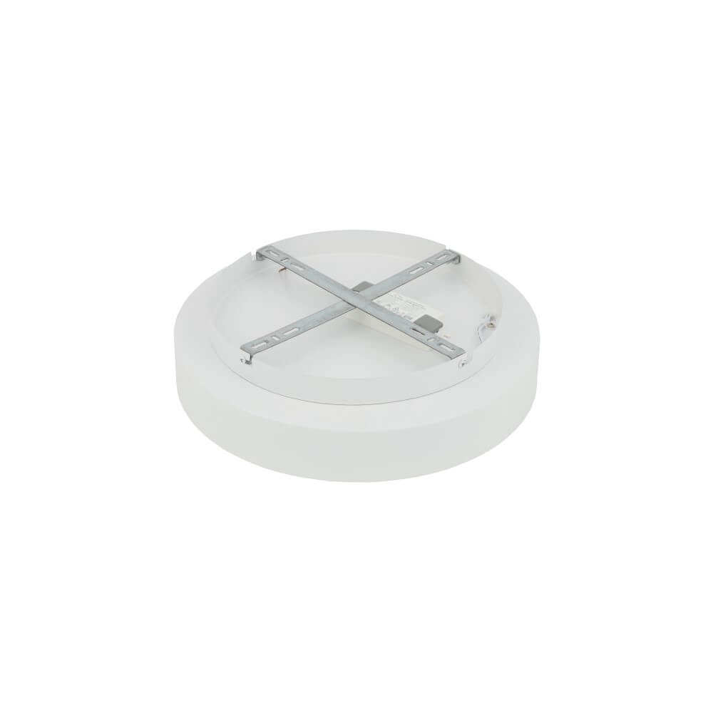 Ronde plafondlamp Nikki Round wit Ø 38cm Lyora 5903139112000