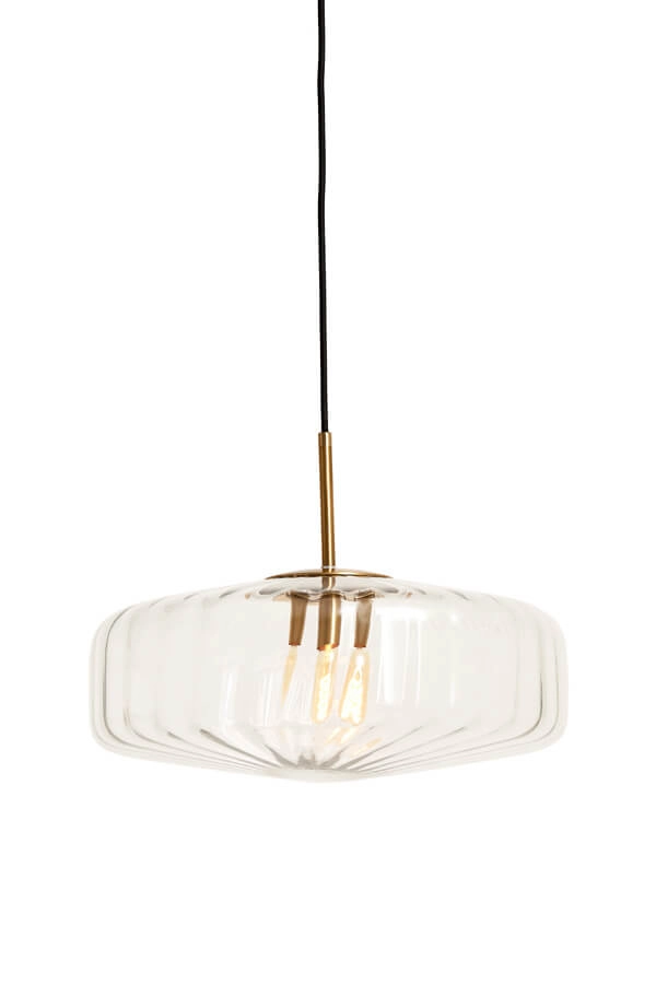 Hanglamp Pleat goud Ø40cm Light & Living 8717807687823