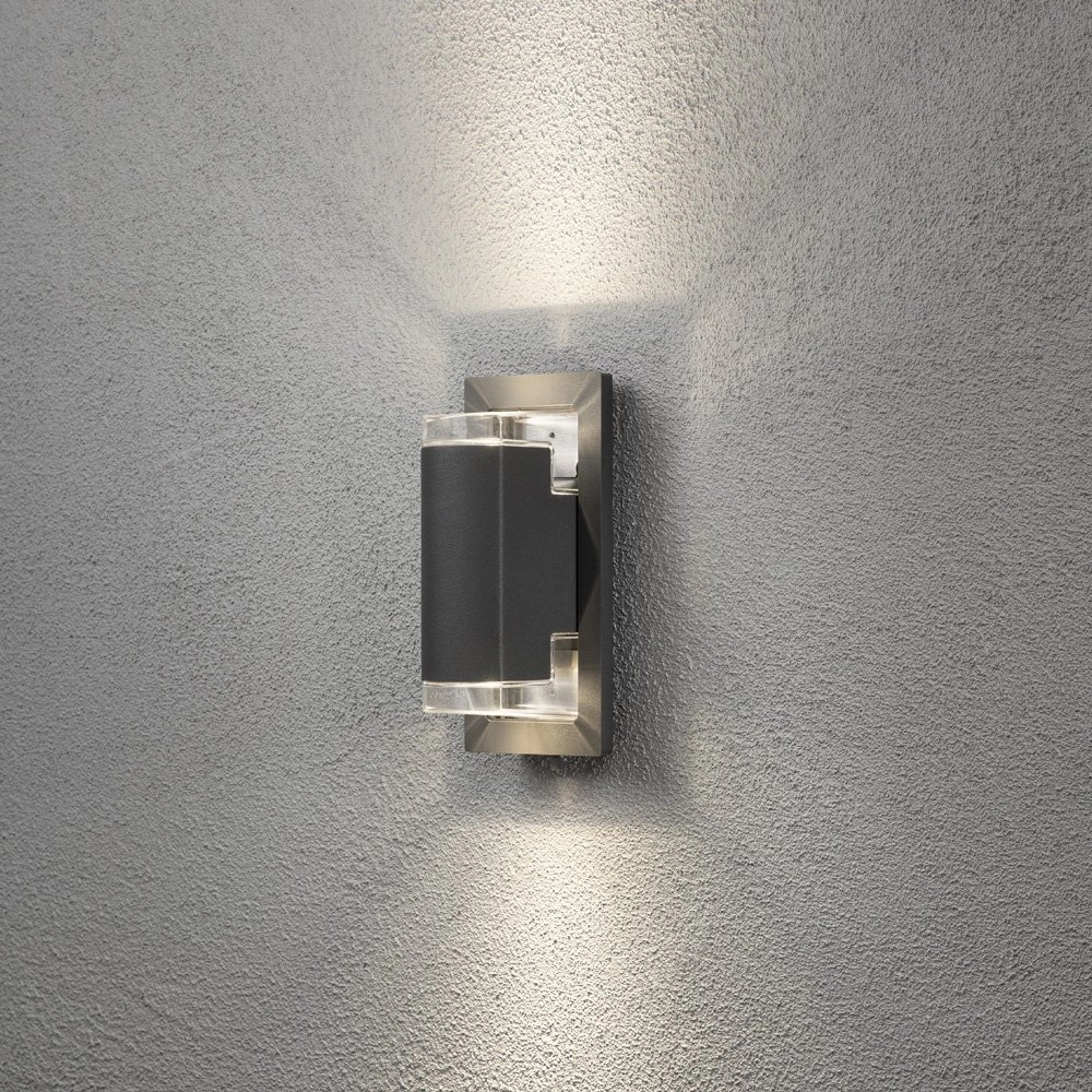Up en downlight Potenza 22cm antraciet KonstSmide 7318307987379