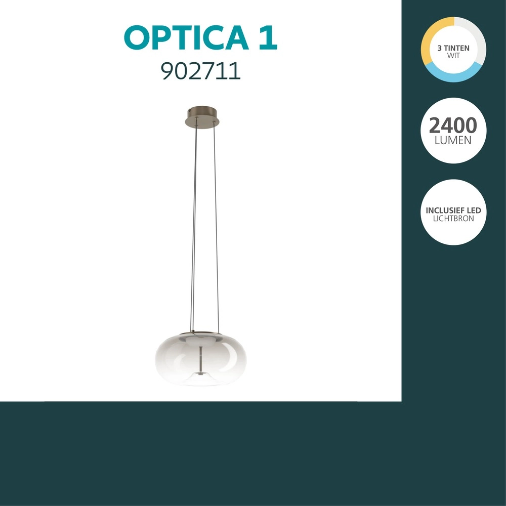 Unieke hanglamp Optica 1 brons Eglo 9008606391035