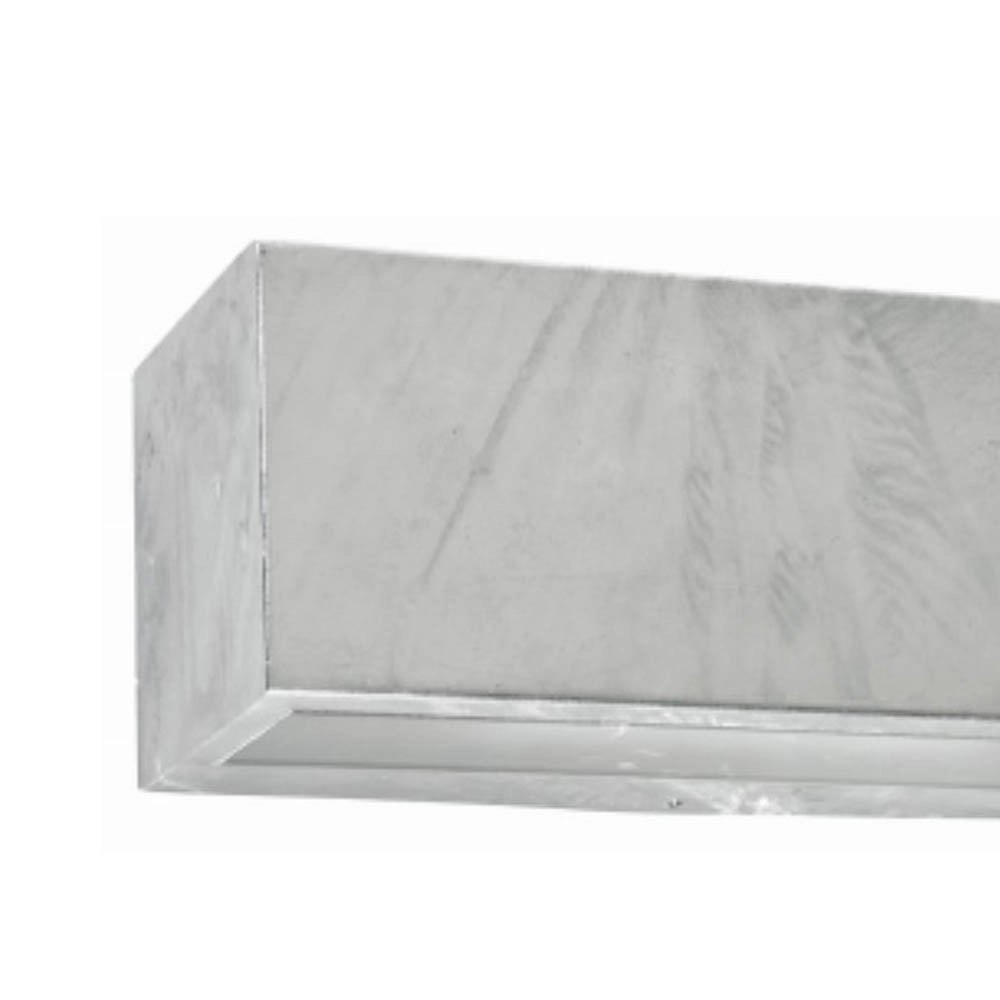 Zinkgrijze wandspot Asker Up-Down Franssen 7042891702031