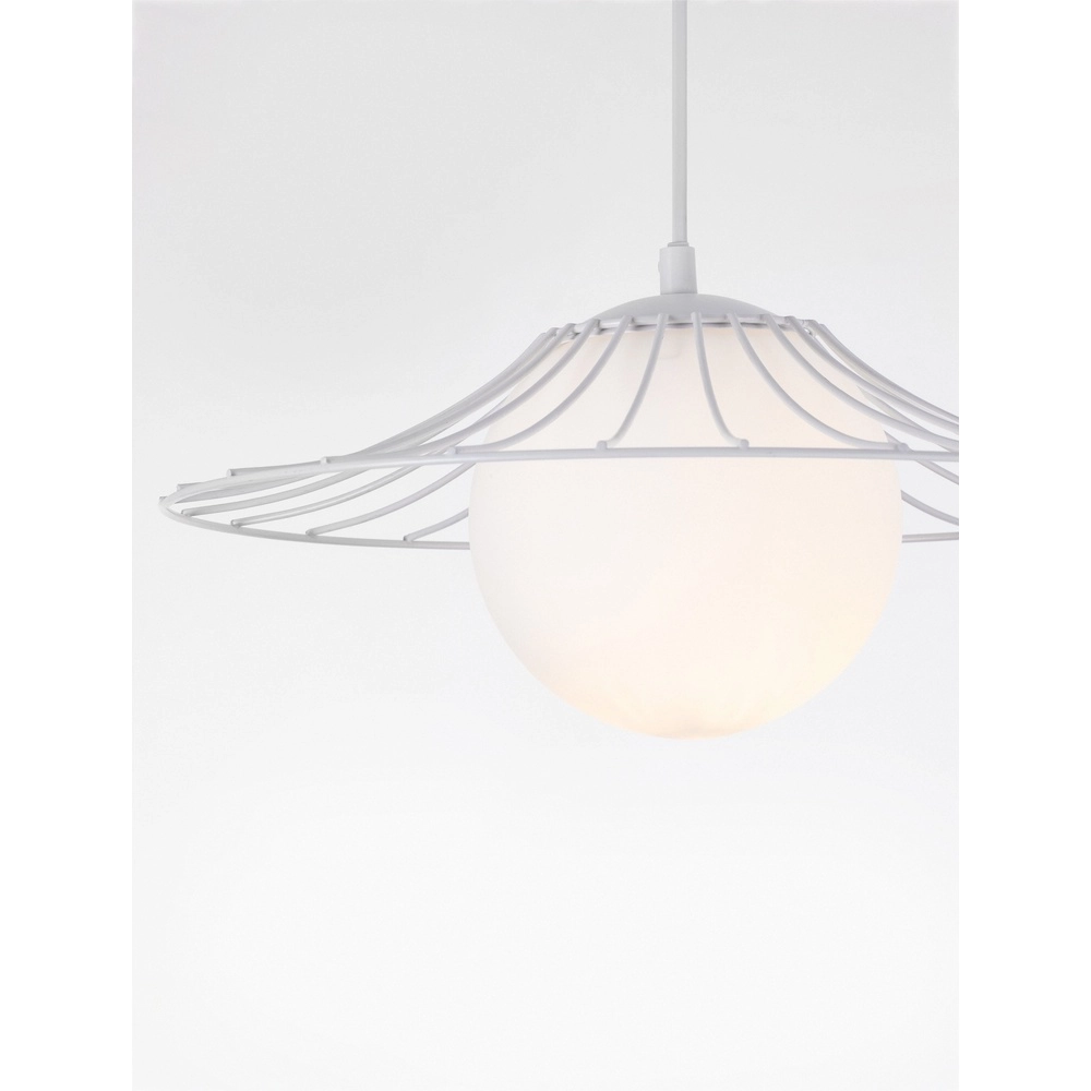 Witte hanglamp Fly Ø 36cm Lyora 5212017436238