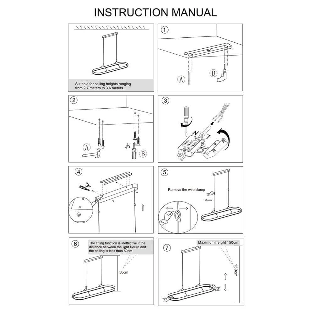 Moderne hanglamp Mykty zwart ovaal Steinhauer 8712746178227