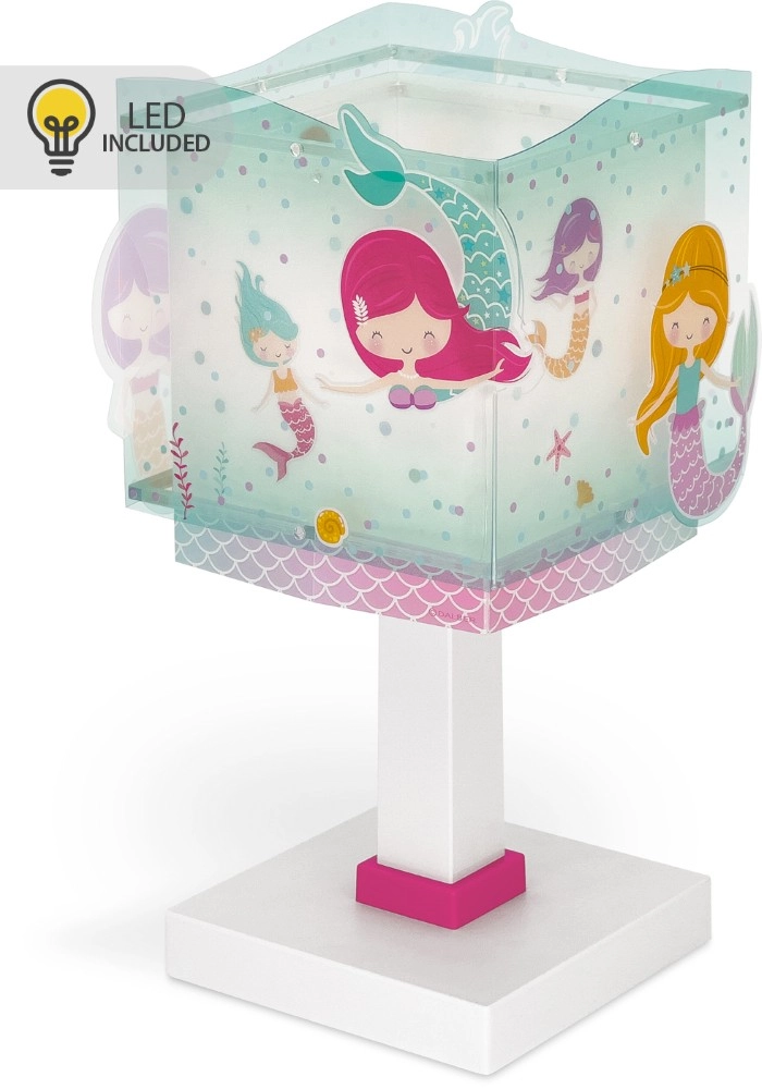 Tafellampje Mermaids turquoise Dalber 8420406002491