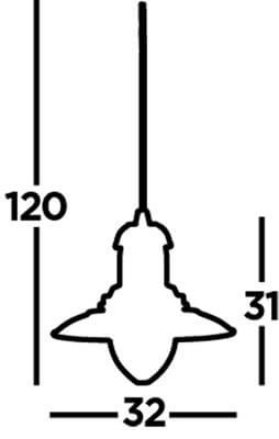 Hanglamp Fisherman Ø 32cm Searchlight 5013874201218
