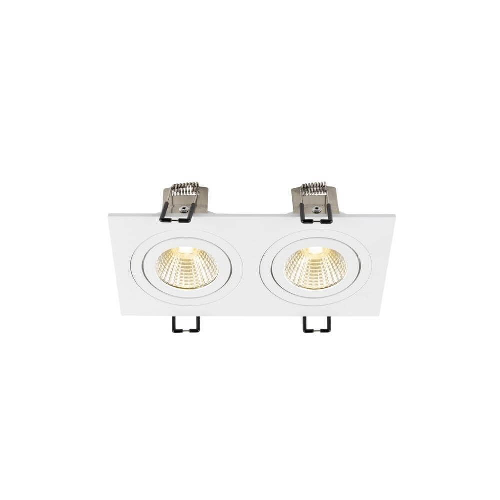 Witte inbouwspot New Tria 155 2x Led 3000K SLV 4024163297066