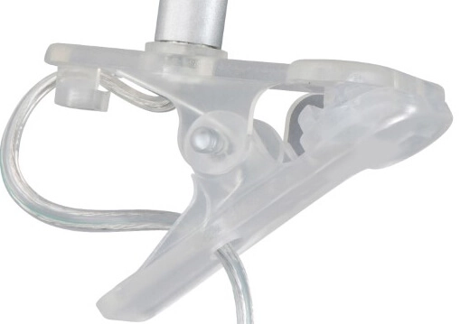 Klemspot Leo zwart Brilliant 4004353131844