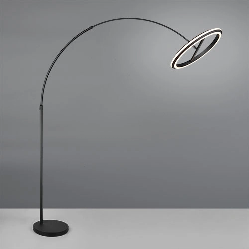 Vloerlamp Amador zwart Trio 4017807688160