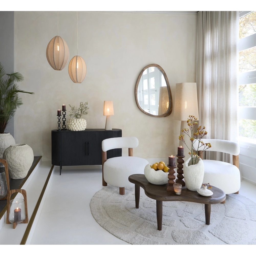 Japandi hanglamp Milatos Ø 28,5cm - 1x E27 Light & Living 8717807743079