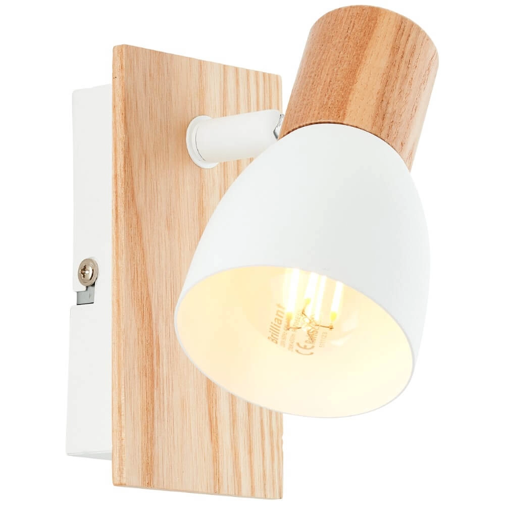 Wandlamp Daintree wit Brilliant 4004353408656