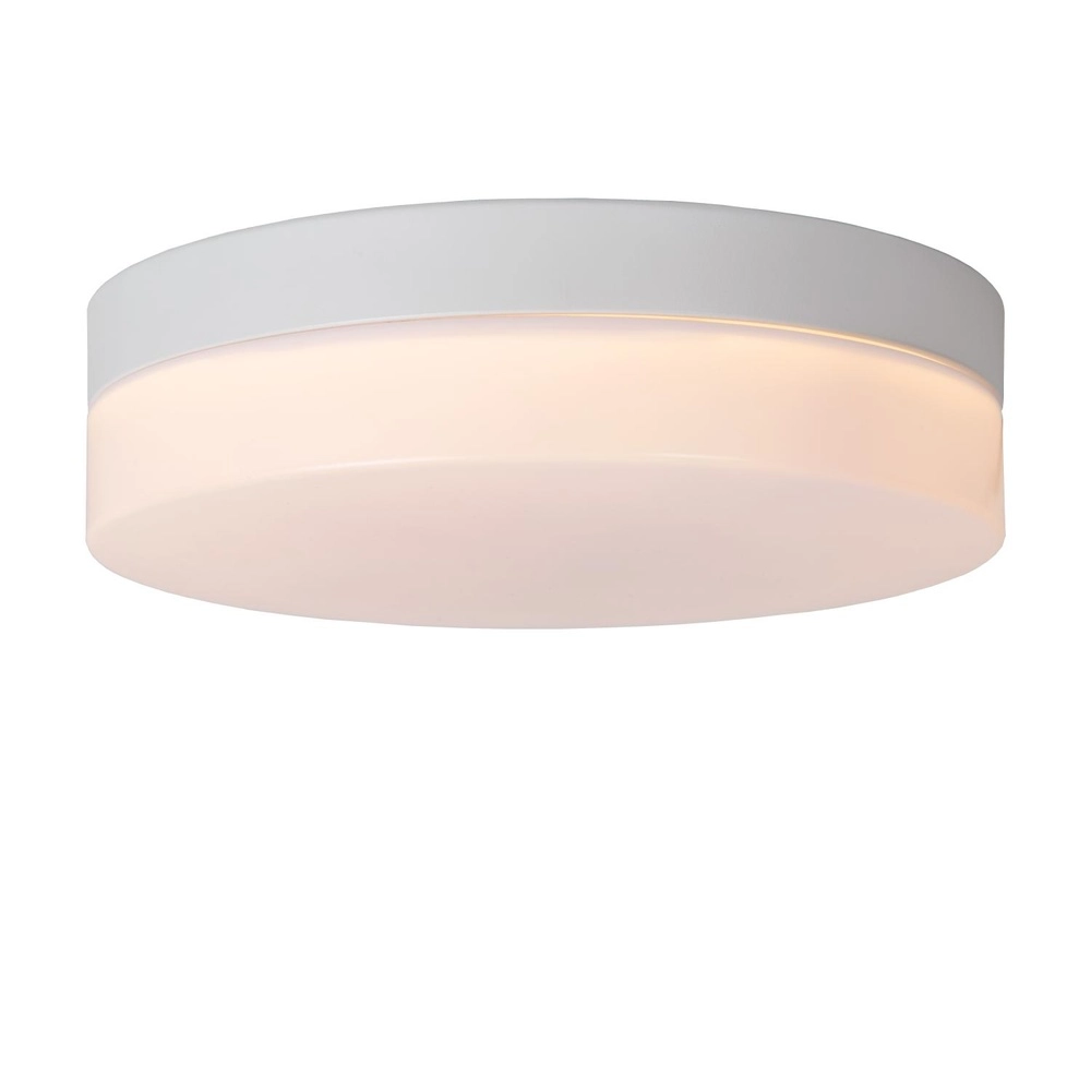 Plafonniere Biskit Ø 23cm - IP44 wit Lucide 5411212792143