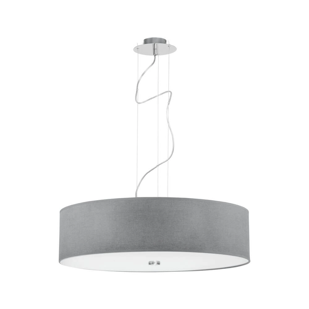 Grijze hanglamp Viviane Ø 63cm