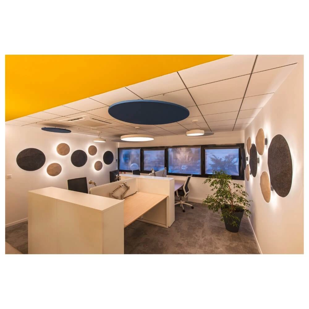 Vilt kap Mana Ø 40cm - grijs SLV 4024163248112