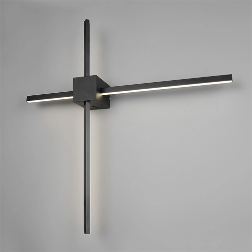 Moderne wandlamp Cassino zwart 67,5cm Trio 4017807683202