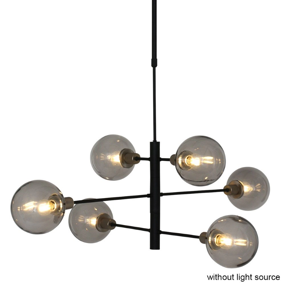 6-lichts hanglamp Constellation