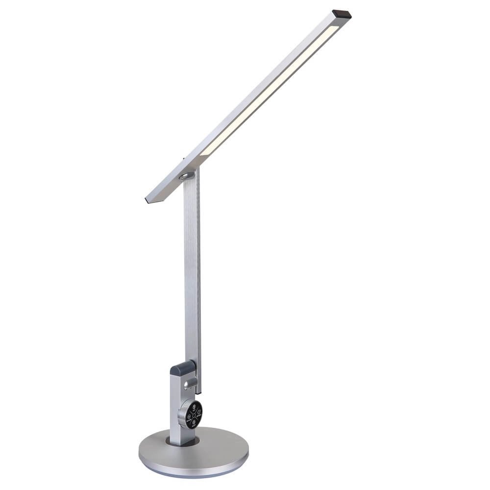 Bureaulamp Solana zilvergrijs Globo 9007371449644