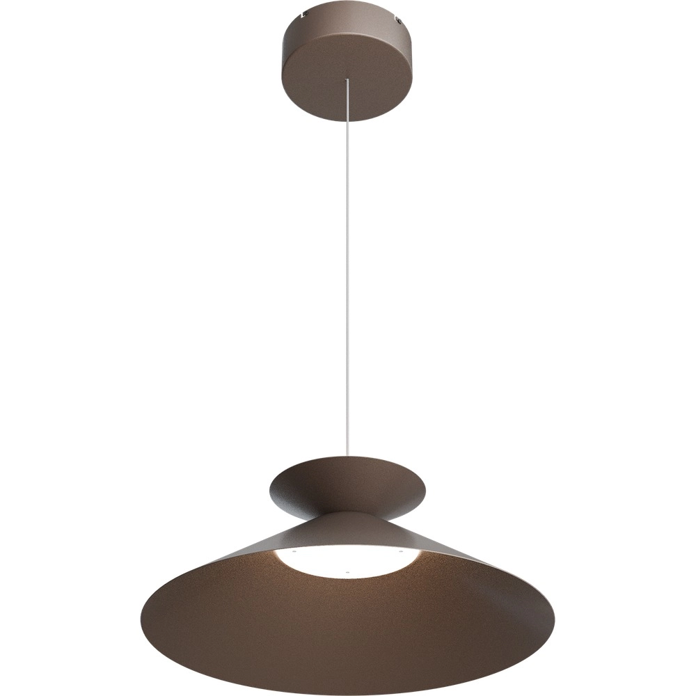 Hanglamp Ceppo cacao bruin Ø 45cm met uplight