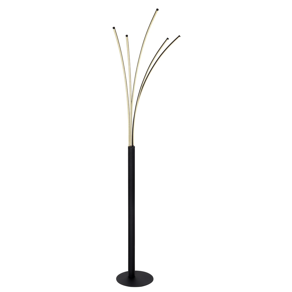 Moderne vloerlamp Bizzy zwart lichtkleur instelbaar Globo 9007371440276