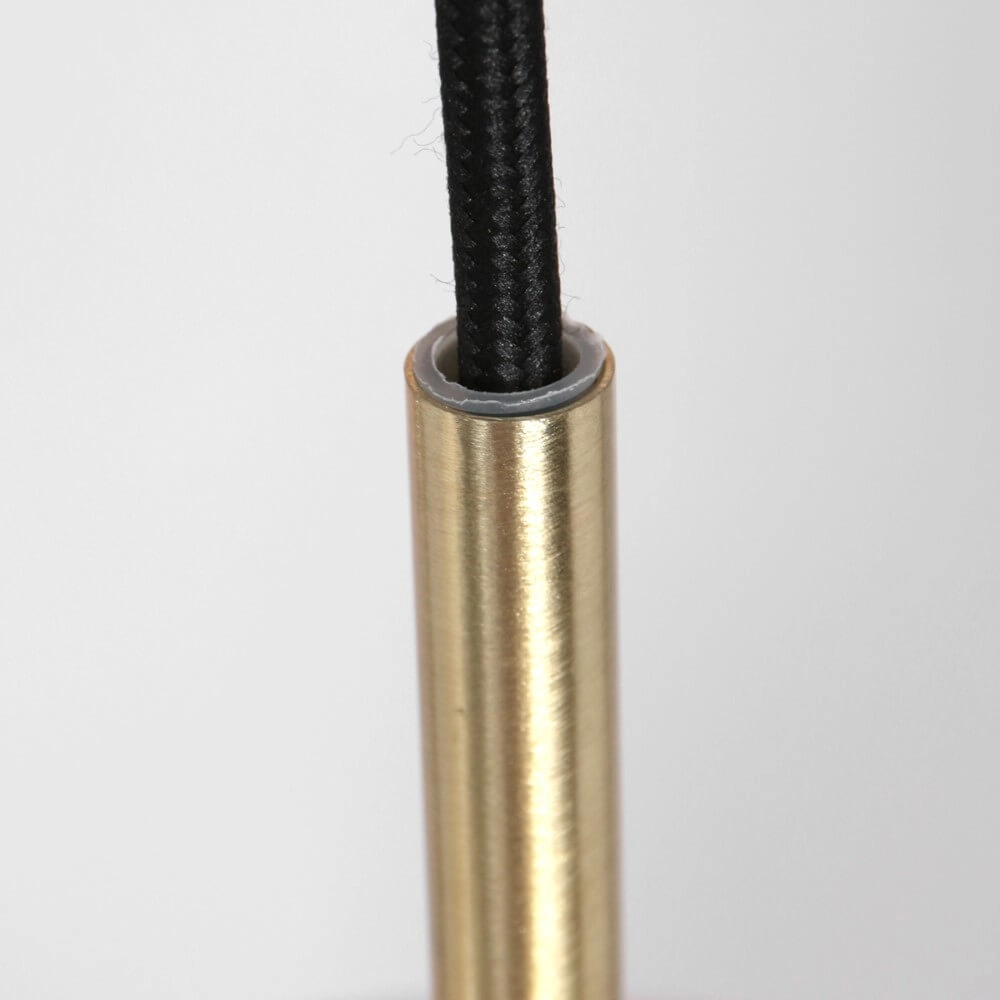 5-lichts vide hanglamp Bolique goud met amber glas Steinhauer 8712746166439