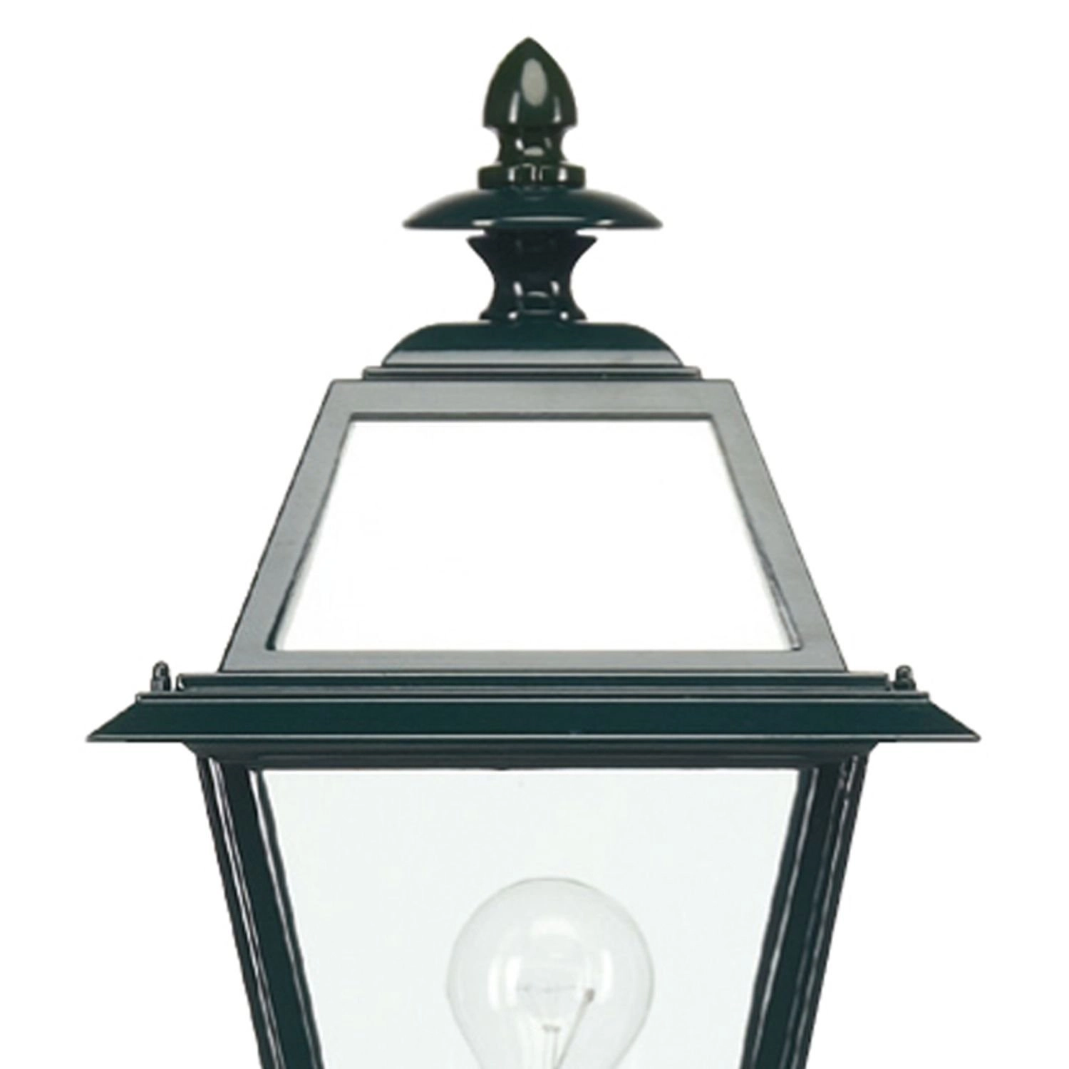 Nostalgische, vierkante lantaarn lamp Venlo K14A zwart KS Verlichting 8714732151443
