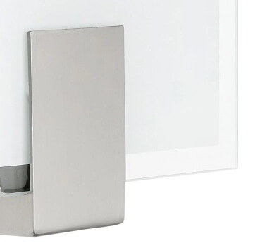 Design muurlamp Sonian Square grijs Brilliant 4004353058813