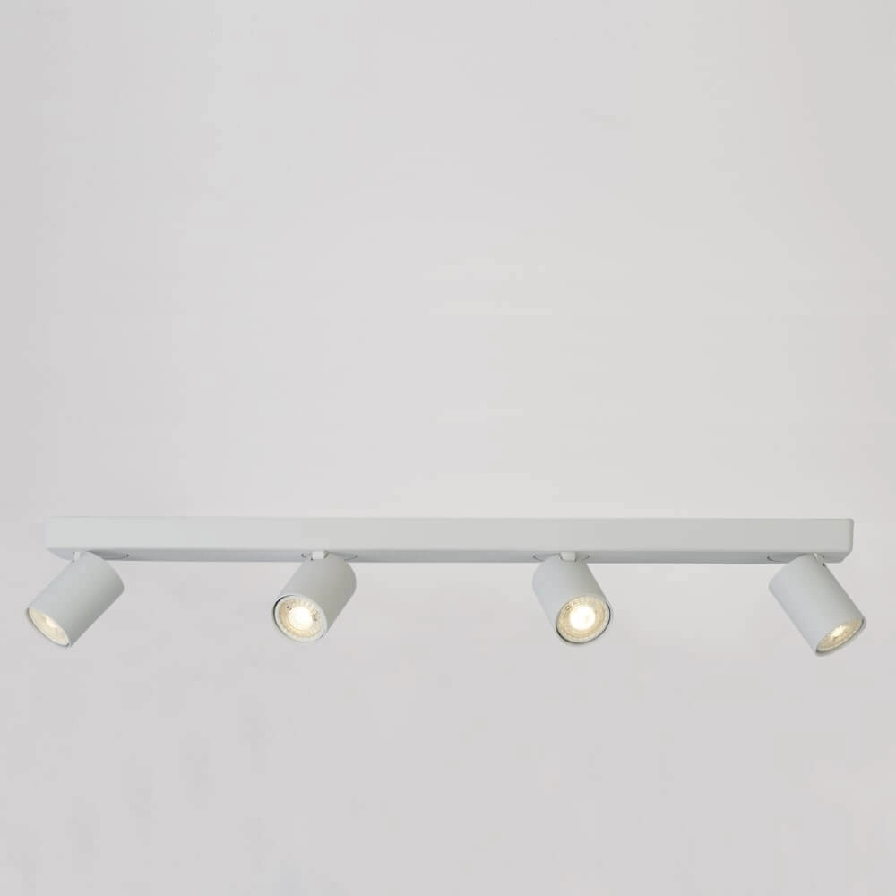 Plafondlamp Moon 4 rechthoekig wit Lyora