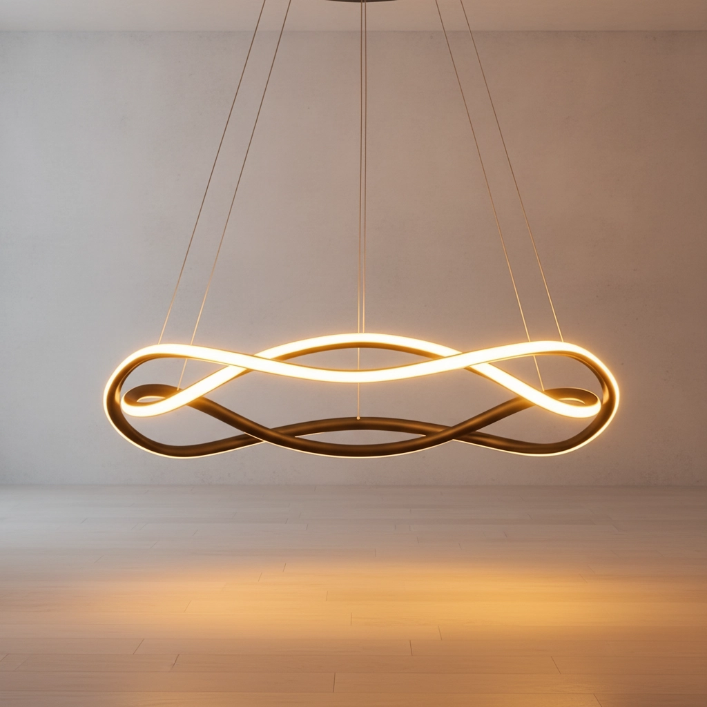 Design hanglamp Jinal zwart Ø 80cm
