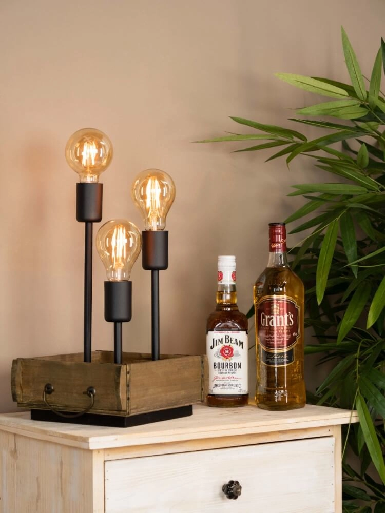 Houten tafellamp Wootton Eglo 9002759435943