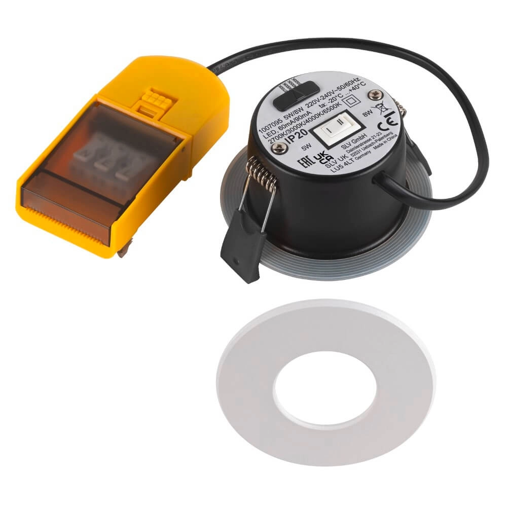 Set van 12 inbouwspots Multix IP65 - wit - Led SLV 4024163276016
