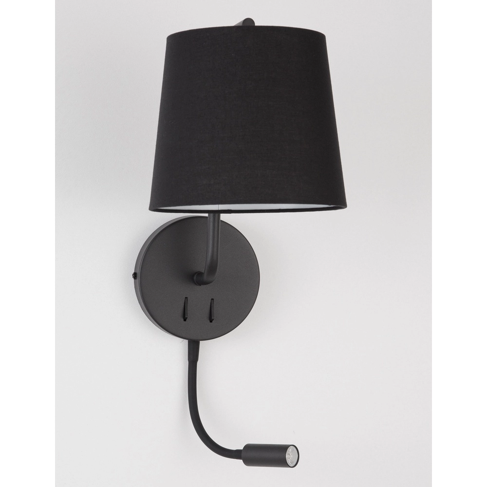 Bedlampje Sage zwart Lyora 5212017424051