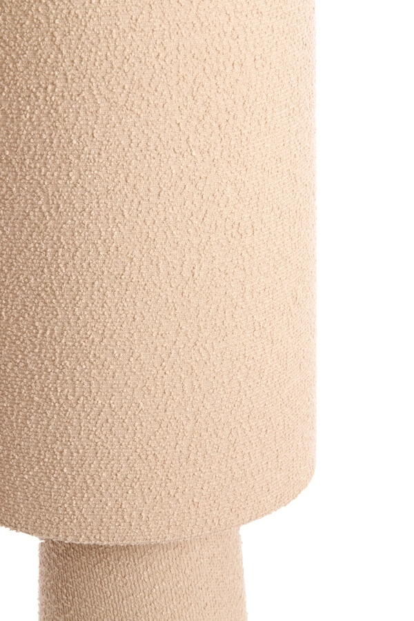 Teddy vloerlamp Micky crème Ø 40cm Light & Living 8717807712570