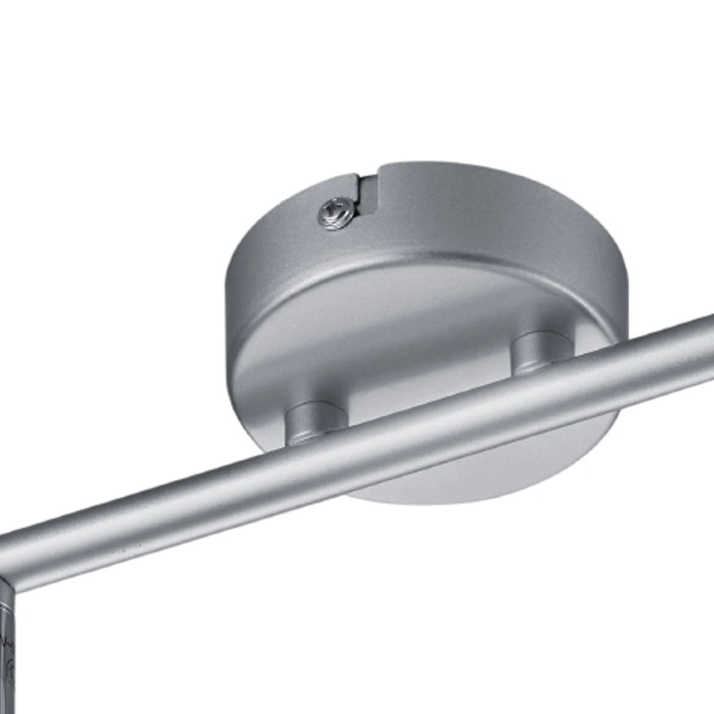 Plafondspot Paris 2-lichts titaan grijs Trio 4017807350746