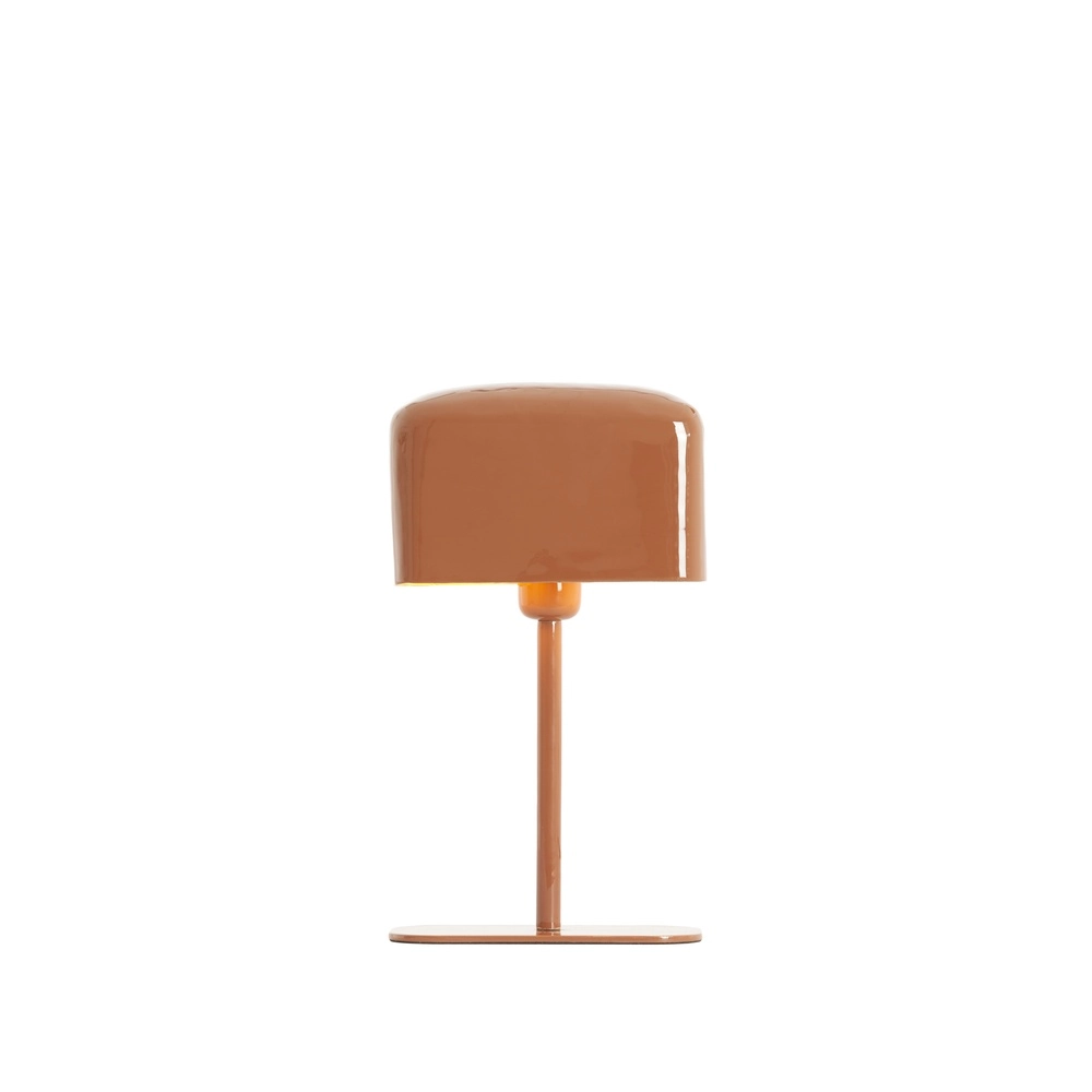 Nachtkastlamp Elenie 20x10cm - glans donker oranje Light & Living 8717807818753