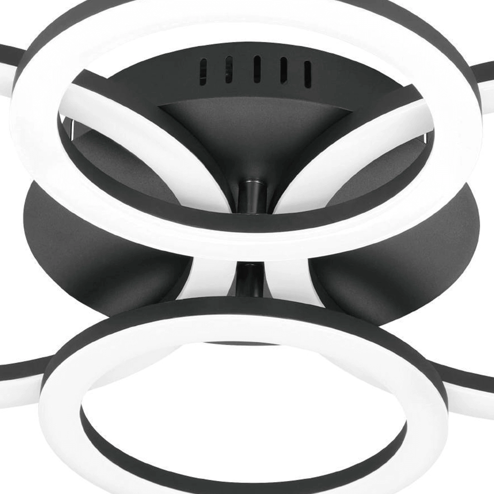 Plafondlamp Zigbee Parrapos-Z 61,5x45cm zwart Eglo 9008606231232