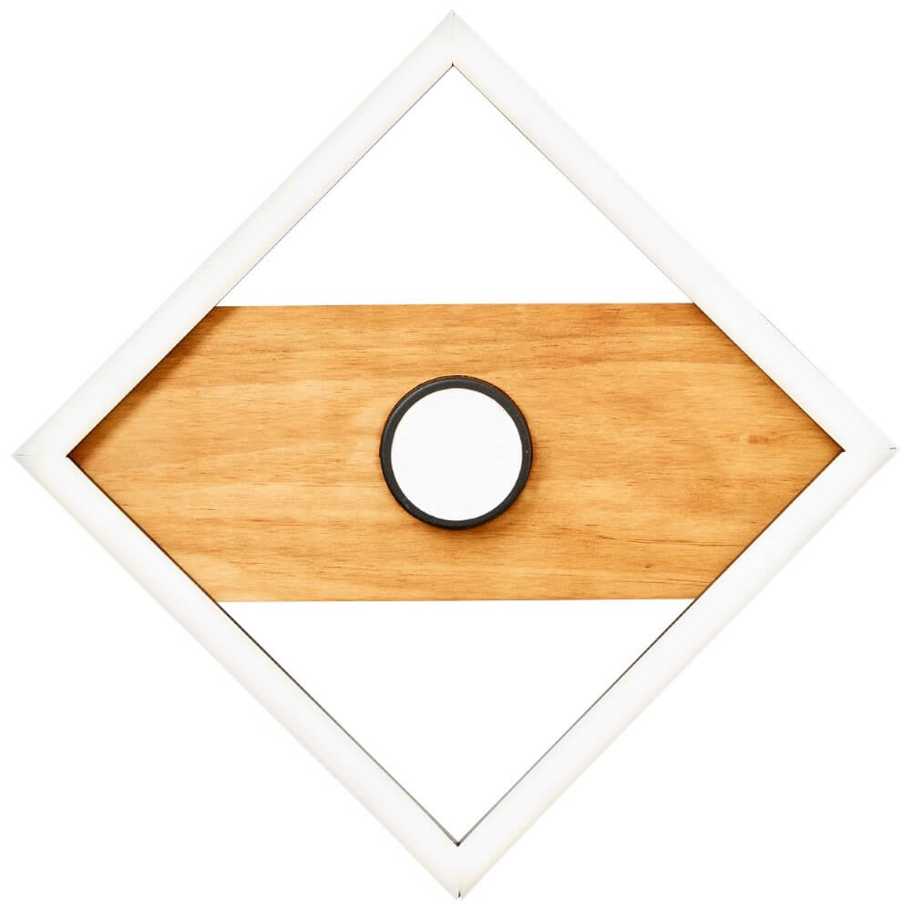 Houten led plafondlamp Woodbridge S Brilliant 4004353409691