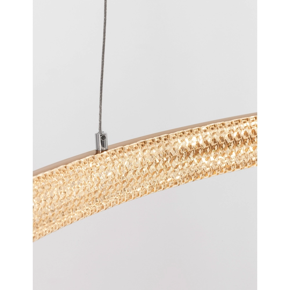 Hanglamp Preston goud Ø 60cm Lyora 5212017424075