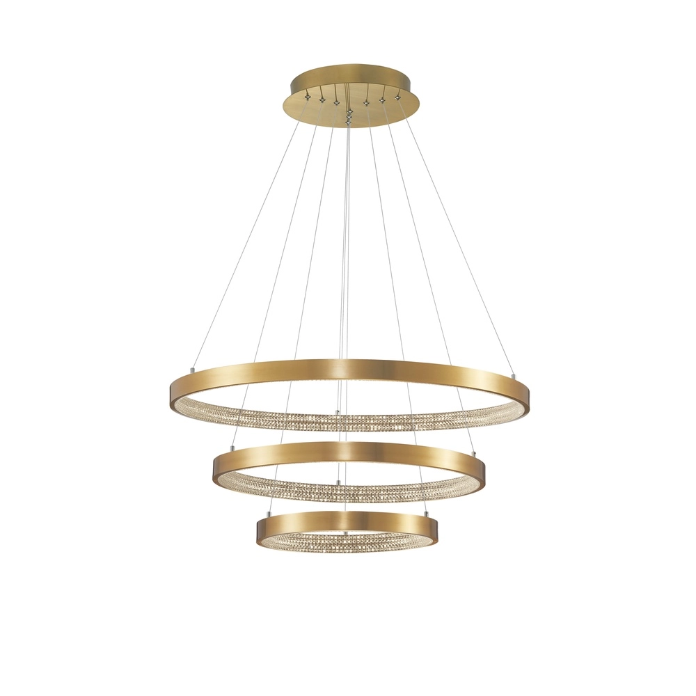 Hanglamp Preston goud Ø 80cm triple Lyora 5212017424112