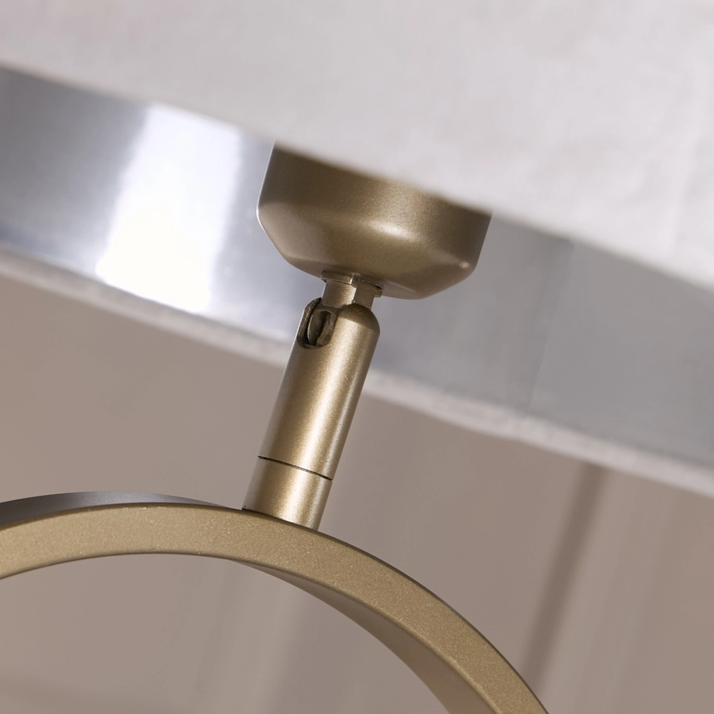 Vloerlamp Modish brons met grijze kap Searchlight 5053423307640