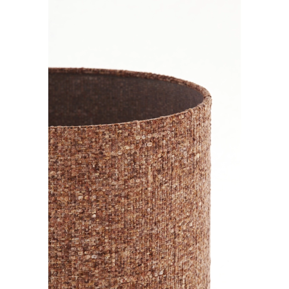 Staande schemerlamp Micky Ø 38cm - bouclé - bordeaux Light & Living 8717807834203