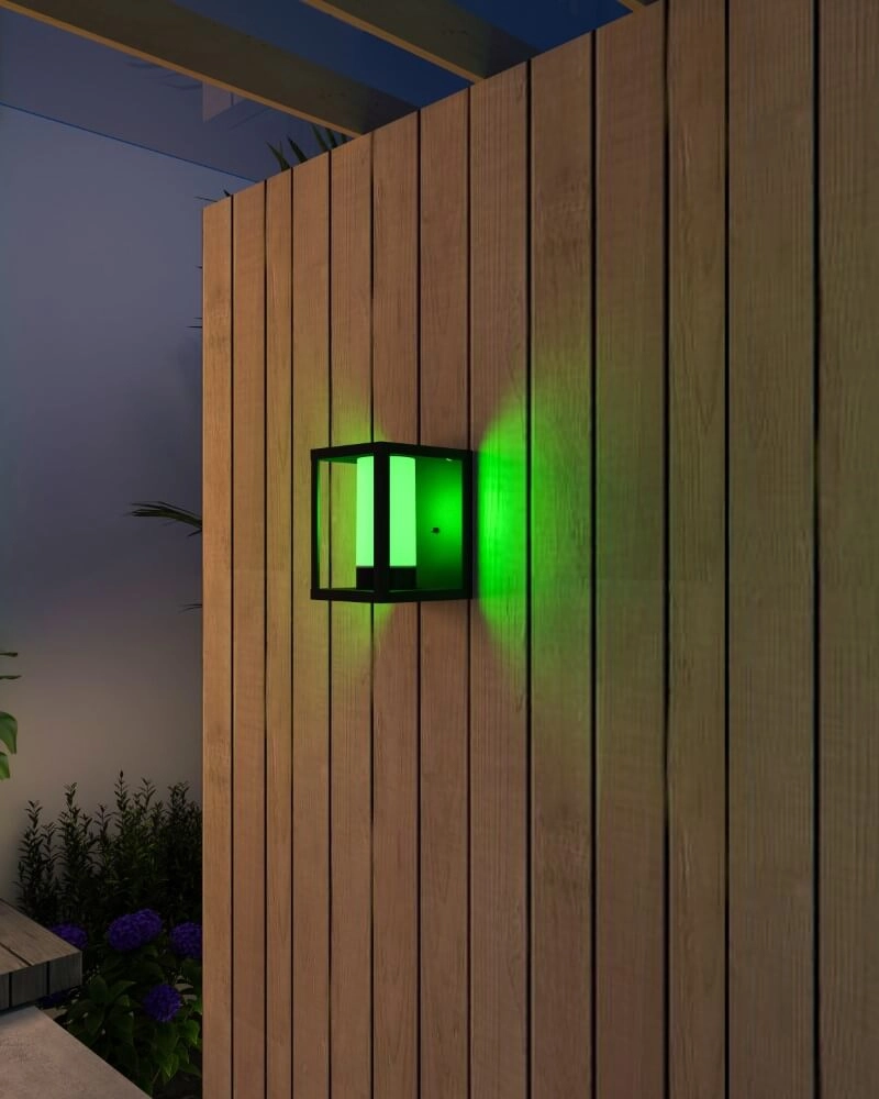 Smart buitenlamp Link Wall 21cm - zwart Circle 8712879149576