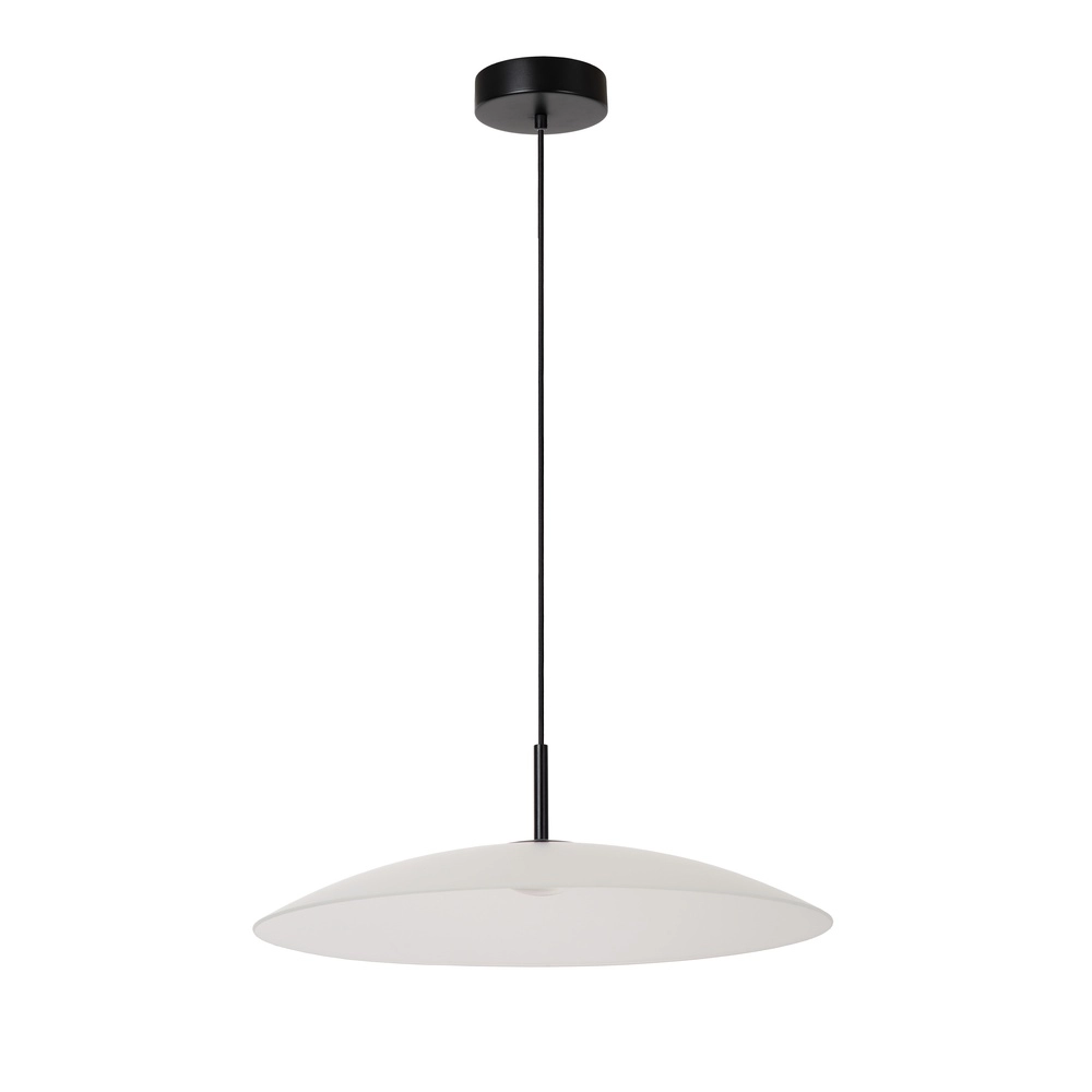 Strakke hanglamp Menga Ø 60cm wit glas Premium by Lucide 5411212251152