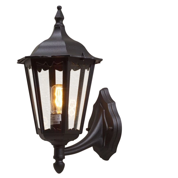 Klassieke muurlamp Firenze Up zwart Klassieke muurlamp Firenze Up zwart