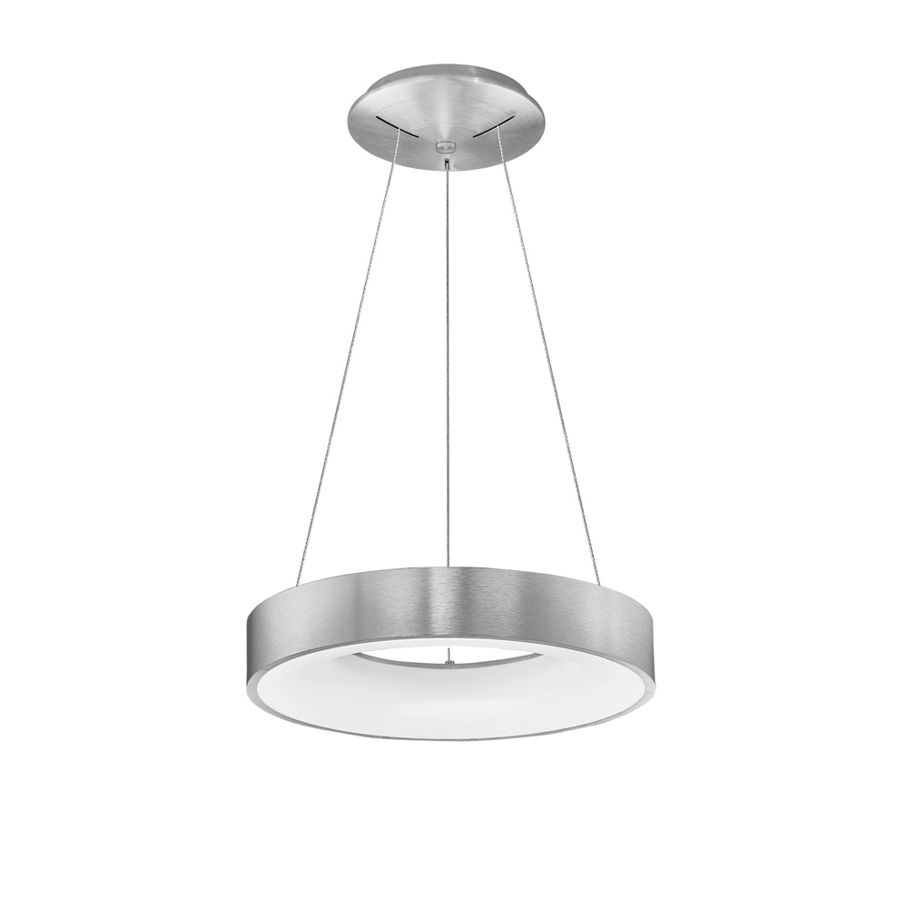 Hanglamp Rando Thin zilvergrijs Ø 38cm Lyora 5212017420183