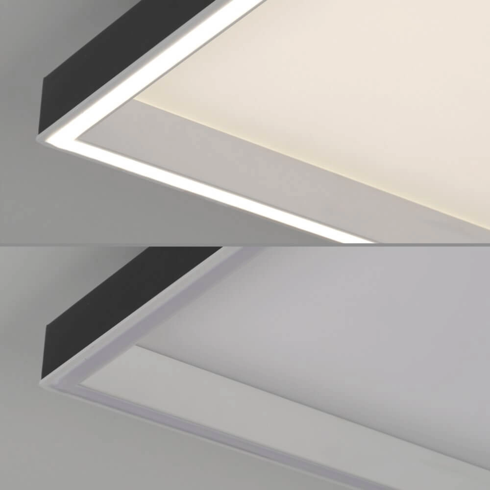 Zwarte plafondlamp Q-Magong vierkant Paul Neuhaus 4012248384602