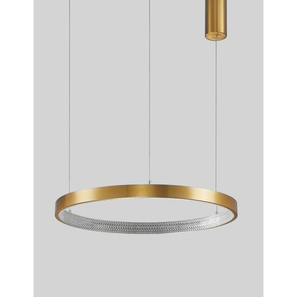 Hanglamp Preston goud Ø 60cm Lyora 5212017424075