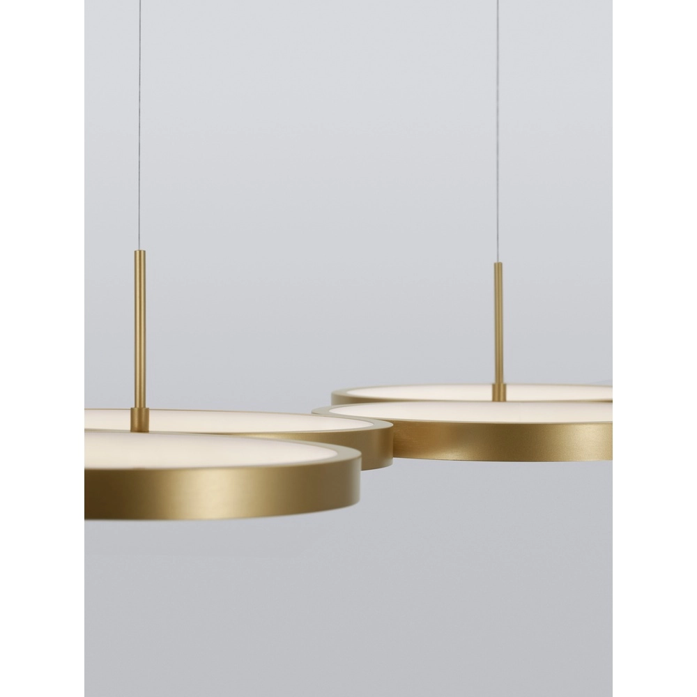 Moderne hanglamp Magnus goud 84cm Lyora 5212017433190