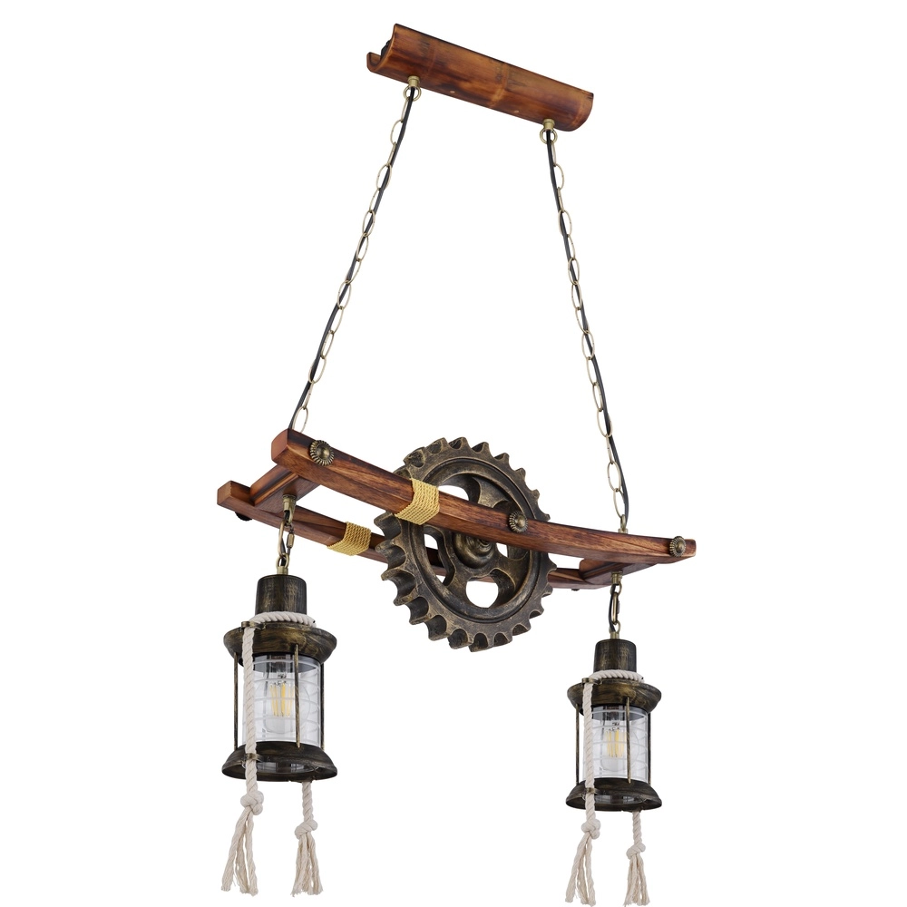 Industriele hanglamp Abella 2-lichts Globo 9007371407392