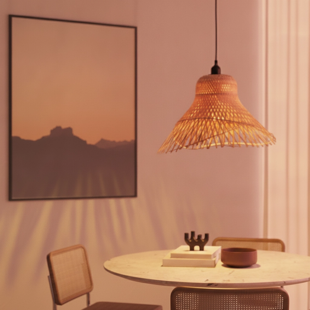 Rotan hanglamp Aura Ø 45cm